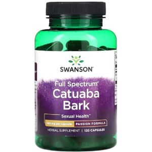Swansons Swanson Full Spectrum Catuaba Bark, 465mg Vitality and Endurance Support 120 Capsules Swansons Swanson Full Spectrum Catuaba Bark, 465mg Vitality and Endurance Support 120 Capsules