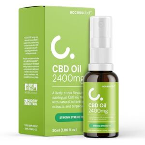 ACCESS CBD Oil 2400mg (30ml) Citrus Flavour, Strong CBD, Lab Tested, All Natural, MCT Coconut Oil, Vegan, Wellness Supplement ACCESS CBD Oil 2400mg (30ml) Citrus Flavour, Strong CBD, Lab Tested, All Natural, MCT Coconut Oil, Vegan, Wellness Supplement