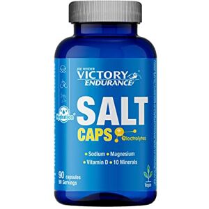 VICTORY ENDURANCE Salt Caps; 90 Capsules with an Extra Supply of Vitamins D and B1 with Sodium, Potassium, Chlorine, Calcium, Iron, Magnesium, Iodine, Copper, Manganese, Selenium VICTORY ENDURANCE Salt Caps; 90 Capsules with an Extra Supply of Vitamins D and B1 with Sodium, Potassium, Chlorine, Calcium, Iron, Magnesium, Iodine, Copper, Manganese, Selenium
