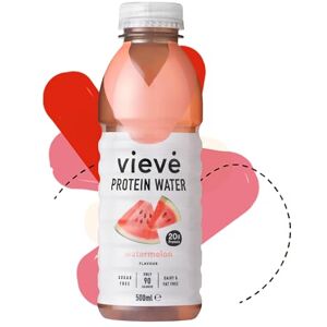 Vieve Protein Water 6X500 ml Watermelon 20G Protein, Sugar Free, Fat Free & Dairy Free A Ready To Drink Alternative To Protein Powders & Shakes 6 Pack Vieve Protein Water 6X500 ml Watermelon 20G Protein, Sugar Free, Fat Free & Dairy Free A Ready To Drink Alternative To Protein Powders & Shakes 6 Pack