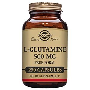 Solgar L-Glutamine 500 mg Vegetable Capsules Pack of 250 Fuel For Muscles Supports An Active Healthy Lifestyle Vegan and Gluten Free Solgar L-Glutamine 500 mg Vegetable Capsules Pack of 250 Fuel For Muscles Supports An Active Healthy Lifestyle Vegan and Gluten Free