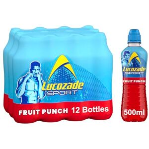 Lucozade Sport Body Fuel Fruit Punch 12x500ml Isotonic sports drink, with Electrolytes and Vitamin B3 Still Bursting with Flavour Lucozade Sport Body Fuel Fruit Punch 12x500ml Isotonic sports drink, with Electrolytes and Vitamin B3 Still Bursting with Flavour
