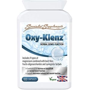 Specialist Supplements Oxy-Klenz Healthy Bowel Function 100 Capsules Specialist Supplements Oxy-Klenz Healthy Bowel Function 100 Capsules