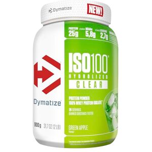 Dymatize ISO 100 Hydrolized Clear Green Apple 900g Whey Protein Pulver Dymatize ISO 100 Hydrolized Clear Green Apple 900g Whey Protein Pulver