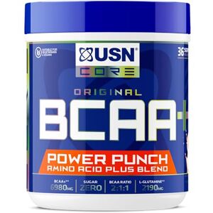 USN Power Punch BCAA Amino Acids Powder, Tangerine Flavour 400g, Vegan BCAA Powder, Vitamin B6 & No Sugar, Pre Workout or Intra Workout Energy Drink Mix & Dietary Supplement to Maximise Performance USN Power Punch BCAA Amino Acids Powder, Tangerine Flavour 400g, Vegan BCAA Powder, Vitamin B6 & No Sugar, Pre Workout or Intra Workout Energy Drink Mix & Dietary Supplement to Maximise Performance