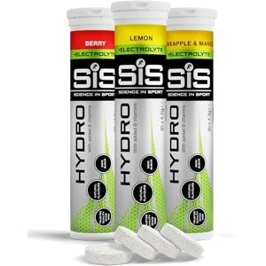 Science in Sport HYDRO Electrolyte Tablets 60 pcs. Variety Pack Pineapple Mango, Berry, Lemon – Vegan & Gluten-Free, Ideal to Promote Hydration and Maintain Electrolytes Balance (packaging may vary) Science in Sport HYDRO Electrolyte Tablets 60 pcs. Variety Pack Pineapple Mango, Berry, Lemon – Vegan & Gluten-Free, Ideal to Promote Hydration and Maintain Electrolytes Balance (packaging may vary)