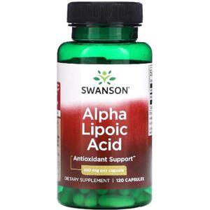 Swansons Swanson Alpha Lipoic Acid 100mg Universal Antioxidant for Glucose Metabolism & Cellular Support 120 Capsules Swansons Swanson Alpha Lipoic Acid 100mg Universal Antioxidant for Glucose Metabolism & Cellular Support 120 Capsules