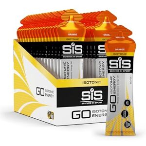 Science in Sport GO Isotonic Energy Gels, Running Gels with 22 g Carbohydrates, Low Sugar, Orange Flavour, 60 ml Per Serving (30 Pack) Science in Sport GO Isotonic Energy Gels, Running Gels with 22 g Carbohydrates, Low Sugar, Orange Flavour, 60 ml Per Serving (30 Pack)