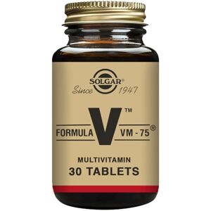 Solgar Formula VM-75 Tablets Pack of 30 Helps Reduce Tiredness and Fatigue Multivitamin Including Vitamins B and C Vegan, Kosher and Gluten-Free Solgar Formula VM-75 Tablets Pack of 30 Helps Reduce Tiredness and Fatigue Multivitamin Including Vitamins B and C Vegan, Kosher and Gluten-Free