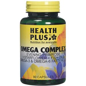 Health Plus Omega Complex Omega-3 & Omega-6 Supplement 90 Capsules Health Plus Omega Complex Omega-3 & Omega-6 Supplement 90 Capsules