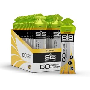 Science in Sport SiS Go Isotonic Energy Gel 0.6g Sugar & 22g Carbohydrates per Gel Vegan Digestible & Practical Consumed Without Water Informed Sport Tested Apple, 30 x 60ml Gels Science in Sport SiS Go Isotonic Energy Gel 0.6g Sugar & 22g Carbohydrates per Gel Vegan Digestible & Practical Consumed Without Water Informed Sport Tested Apple, 30 x 60ml Gels