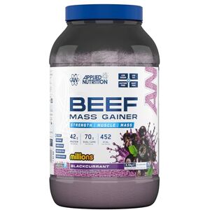 Applied Nutrition Beef Mass Gainer Protein Powder – 42g Beef Protein Isolate, High Calorie Weight Gainer Supplement, Lactose Free, Low Sugar (3.13kg – 25 Servings) (Blackcurrant Millions) Applied Nutrition Beef Mass Gainer Protein Powder – 42g Beef Protein Isolate, High Calorie Weight Gainer Supplement, Lactose Free, Low Sugar (3.13kg – 25 Servings) (Blackcurrant Millions)