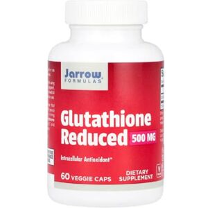 JARROWS Jarrow Formulas Glutathione Reduced 500 mg to Support detoxification 60 Capsules JARROWS Jarrow Formulas Glutathione Reduced 500 mg to Support detoxification 60 Capsules