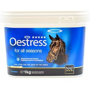 NAF Five Star Oestress 1kg – Hormonal Support Supplement for Mares – With Chasteberry, Magnesium & Herbal Extracts – Promotes Calm, Comfortable Behaviour During Seasons NAF Five Star Oestress 1kg – Hormonal Support Supplement for Mares – With Chasteberry, Magnesium & Herbal Extracts – Promotes Calm, Comfortable Behaviour During Seasons