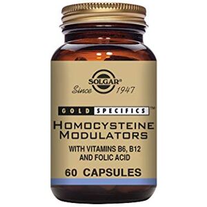 Solgar Gold Specifics Homocysteine Modulators Vegetable Capsules Pack of 60 Based on Nutritional Science Immunity and Heart Support Vegan and Gluten Free Solgar Gold Specifics Homocysteine Modulators Vegetable Capsules Pack of 60 Based on Nutritional Science Immunity and Heart Support Vegan and Gluten Free