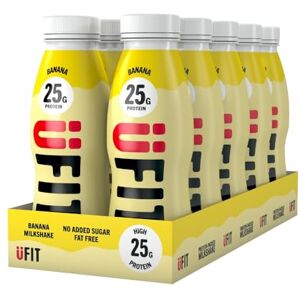 UFIT High 25g Protein Shake Banana Flavour- Fat Free No Added Sugar – Ready to Drink 10 x 330ml (Packaging May Vary) UFIT High 25g Protein Shake Banana Flavour- Fat Free No Added Sugar – Ready to Drink 10 x 330ml (Packaging May Vary)