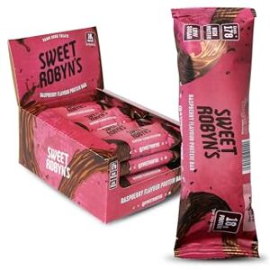 SWEET ROBYN'S SWEET ROBYN’S Raspberry Protein Bars – 18 g Protein, Collagen-Infused, Low-Sugar, Real Belgian Chocolate (12-Pack, 55 g Each) SWEET ROBYN'S SWEET ROBYN’S Raspberry Protein Bars – 18 g Protein, Collagen-Infused, Low-Sugar, Real Belgian Chocolate (12-Pack, 55 g Each)