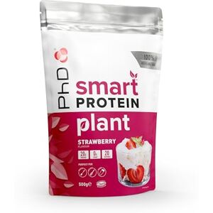 PhD Smart Plant, High Protein Vegan Shake, Ideal for Shakes, Baking and Deserts, Eton Mess Flavour, 20 Servings per 500 g Bag PhD Smart Plant, High Protein Vegan Shake, Ideal for Shakes, Baking and Deserts, Eton Mess Flavour, 20 Servings per 500 g Bag