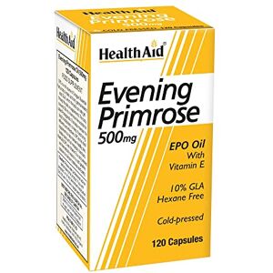 Health Aid Evening Primrose Oil 500mg + Vitamin E - Supplement Health Aid Evening Primrose Oil 500mg + Vitamin E - Supplement