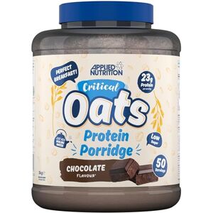 Applied Nutrition Critical Oats Protein Oats, Porridge with ISO-XP Whey Protein Isolate, Healthy Breakfast and High Protein Snack (3kg 50 Servings) (Chocolate) Applied Nutrition Critical Oats Protein Oats, Porridge with ISO-XP Whey Protein Isolate, Healthy Breakfast and High Protein Snack (3kg 50 Servings) (Chocolate)