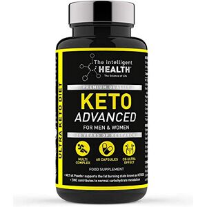 The Intelligent Health Keto Diet Pills 60 Capsules, Premium Quality C8 & MCT Oil Nutritional Food Supplement Tablets, Suitable for Ketogenic, Paleo, Low Carbs & Atkins Diets & Training Regimes by The Intelligent Health Keto Diet Pills 60 Capsules, Premium Quality C8 & MCT Oil Nutritional Food Supplement Tablets, Suitable for Ketogenic, Paleo, Low Carbs & Atkins Diets & Training Regimes by