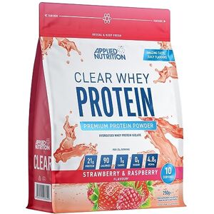 Applied Nutrition Clear Whey Isolate Whey Protein Isolate, Refreshing High Protein Powder, Fruit Juice Style Flavours (Strawberry & Raspberry) (250g 10 Servings) Applied Nutrition Clear Whey Isolate Whey Protein Isolate, Refreshing High Protein Powder, Fruit Juice Style Flavours (Strawberry & Raspberry) (250g 10 Servings)