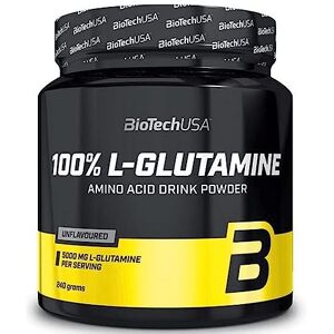 BioTechUSA 100% L-Glutamine 5,000mg Pure Amino acids Unflavored Sugar-Free Ideal for Fitness Enthusiasts & Competitive Athletes 500g BioTechUSA 100% L-Glutamine 5,000mg Pure Amino acids Unflavored Sugar-Free Ideal for Fitness Enthusiasts & Competitive Athletes 500g