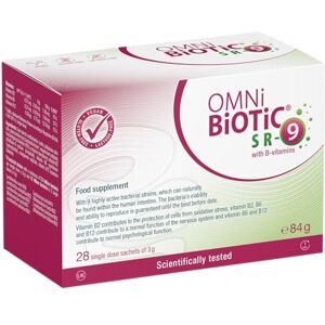 OMNi BiOTiC SR-9 with B-Vitamins Feed Your Nerves 28 Sachets (84 g) Powder Vegan Gluten-Free Lactose-Free for Daily use OMNi BiOTiC SR-9 with B-Vitamins Feed Your Nerves 28 Sachets (84 g) Powder Vegan Gluten-Free Lactose-Free for Daily use