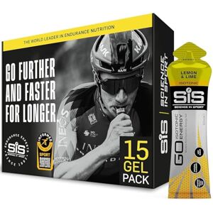 Science in Sport GO Isotonic Energy Gels, Running Gels with 22g Carbohydrates, Low Sugar, Lemon and Lime Flavour, 60ml Per Serving (15 Pack) Science in Sport GO Isotonic Energy Gels, Running Gels with 22g Carbohydrates, Low Sugar, Lemon and Lime Flavour, 60ml Per Serving (15 Pack)