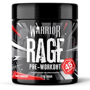Warrior Rage Pre-workout Powder - 392g - Savage Strawberry Warrior Rage Pre-workout Powder - 392g - Savage Strawberry
