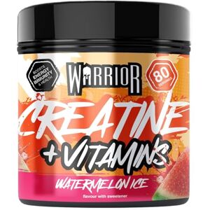 Warrior Creatine Monohydrate 360g (80 Servings) – Creatine Powder + Multivitamin with Magnesium & Vitamin D – All-in-One Gym & Sports Performance Formula for Strength, Muscle & Energy – Watermelon Ice Warrior Creatine Monohydrate 360g (80 Servings) – Creatine Powder + Multivitamin with Magnesium & Vitamin D – All-in-One Gym & Sports Performance Formula for Strength, Muscle & Energy – Watermelon Ice