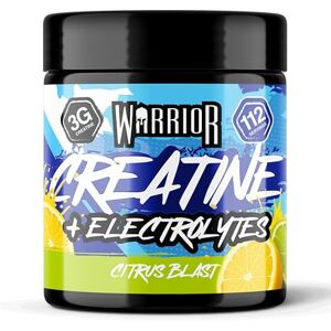 Warrior Creatine Monohydrate + Electrolytes 360g (112 Servings) – Creatine & Electrolyte Powder Drink – Micronised Creatine Powder for Strength, Performance & Hydration – Citrus Blast Warrior Creatine Monohydrate + Electrolytes 360g (112 Servings) – Creatine & Electrolyte Powder Drink – Micronised Creatine Powder for Strength, Performance & Hydration – Citrus Blast