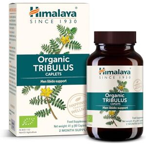 Himalaya Organic Tribulus (Goshkura) for Male Health, Libido, Urinary Support, Stamina, Energy, 688 mg, 2 Month Supply, 60 Caplets Himalaya Organic Tribulus (Goshkura) for Male Health, Libido, Urinary Support, Stamina, Energy, 688 mg, 2 Month Supply, 60 Caplets