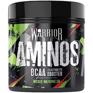 Warrior Aminos + Electrolyte Powder 360g Amino Acid (BCAA) Hydration Formula for Performance & Recovery Supplement for Intra or Post Workout 30 Servings (Wicked Watermelon) Warrior Aminos + Electrolyte Powder 360g Amino Acid (BCAA) Hydration Formula for Performance & Recovery Supplement for Intra or Post Workout 30 Servings (Wicked Watermelon)