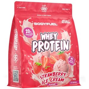 Applied Nutrition Bodyfuel Whey Protein Powder 20g Protein for Muscle Recovery & Weight Management Low-Calorie, Keto-Friendly (900g 27 Servings) (Strawberry Ice Cream) Applied Nutrition Bodyfuel Whey Protein Powder 20g Protein for Muscle Recovery & Weight Management Low-Calorie, Keto-Friendly (900g 27 Servings) (Strawberry Ice Cream)