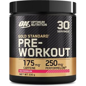 Optimum Nutrition Gold Standard Pre Workout Powder, Energy Drink with Creatine Monohydrate, Beta Alanine, Caffeine and Vitamin B Complex, Nutrition Supplement, Watermelon Flavour, 30 Servings, 330 g Optimum Nutrition Gold Standard Pre Workout Powder, Energy Drink with Creatine Monohydrate, Beta Alanine, Caffeine and Vitamin B Complex, Nutrition Supplement, Watermelon Flavour, 30 Servings, 330 g