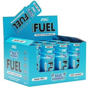 Applied Nutrition BodyFuel Energy Shot Body Fuel Prime Energy Shot, Physical Performance with B-Vitamins, Taurine, Caffeine, Sugar Free, Zero Calories (Box 12 Units x 60ml) (Blue Raspberry) Applied Nutrition BodyFuel Energy Shot Body Fuel Prime Energy Shot, Physical Performance with B-Vitamins, Taurine, Caffeine, Sugar Free, Zero Calories (Box 12 Units x 60ml) (Blue Raspberry)