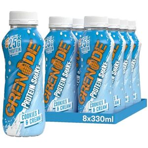 Grenade High Protein Shake, 8 x 330 ml Cookies and Cream Grenade High Protein Shake, 8 x 330 ml Cookies and Cream