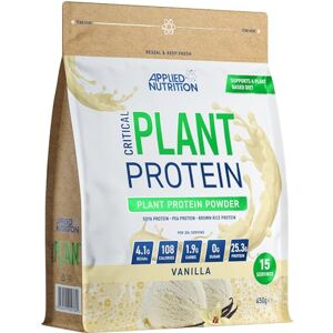 Applied Nutrition Plant Protein Powder – Critical Plant Vegan Protein Shake with SOYA, Pea, Brown Rice Proteins & Essential Amino Acids Dairy-Free Gym Supplement (450g 15 Servings) (Vanilla) Applied Nutrition Plant Protein Powder – Critical Plant Vegan Protein Shake with SOYA, Pea, Brown Rice Proteins & Essential Amino Acids Dairy-Free Gym Supplement (450g 15 Servings) (Vanilla)