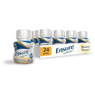 Ensure Compact (24 x 125ml Banana Flavour) Oral Supplement Drink Ensure Compact (24 x 125ml Banana Flavour) Oral Supplement Drink 