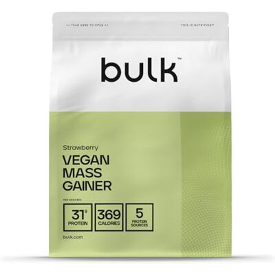 Veganská hromadná konstrukce - Mass Gainer - Strawberry - Supplement Veganská hromadná konstrukce - Mass Gainer - Strawberry - Supplement
