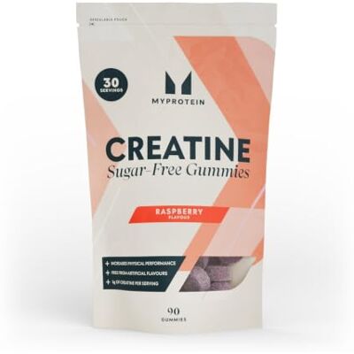 Myprotein Creatine Gummies Sugar Free Raspberry- 3g per Serving Support Muscle Growth, Strength & Performance 1 Month Supply 90 Chewable Creatine Powder Alternative Myprotein Creatine Gummies Sugar Free Raspberry- 3g per Serving Support Muscle Growth, Strength & Performance 1 Month Supply 90 Chewable Creatine Powder Alternative