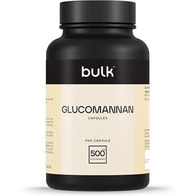 Glucomannan Capsules - Supports Weight Loss & Cholesterol - 180 Capsules Glucomannan Capsules - Supports Weight Loss & Cholesterol - 180 Capsules