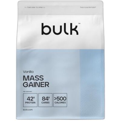 BULK POWDERS Bulk Complete Mass Gainer, Vanilla, 84g Carbohydrates BULK POWDERS Bulk Complete Mass Gainer, Vanilla, 84g Carbohydrates
