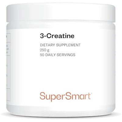 SUPERSMART 3-Creatine 3 Forms of Creatine (Monohydrate, Phosphate, Pyruvate) Supports Muscle Mass and Strength Growth Reduces Recovery Time Powder Vegan SUPERSMART 3-Creatine 3 Forms of Creatine (Monohydrate, Phosphate, Pyruvate) Supports Muscle Mass and Strength Growth Reduces Recovery Time Powder Vegan