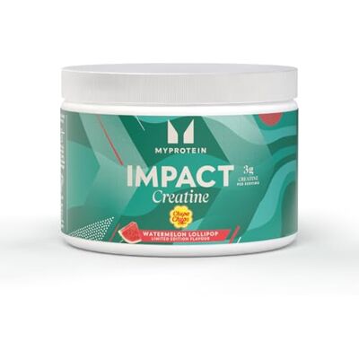 Myprotein Impact Creatine Monohydrate – Chupa Chups Watermelon Lollipop 255g Micronized Creatine Powder with 3g Per Serving – Pure Creatine Nutritional Supplement – Muscle & Performance Booster Myprotein Impact Creatine Monohydrate – Chupa Chups Watermelon Lollipop 255g Micronized Creatine Powder with 3g Per Serving – Pure Creatine Nutritional Supplement – Muscle & Performance Booster