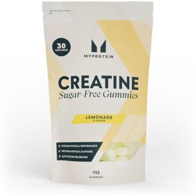 Myprotein Creatine Gummies Sugar Free Lemonade- 3g per Serving Support Muscle Growth, Strength & Performance 1 Month Supply 90 Chewable Creatine Powder Alternative Myprotein Creatine Gummies Sugar Free Lemonade- 3g per Serving Support Muscle Growth, Strength & Performance 1 Month Supply 90 Chewable Creatine Powder Alternative