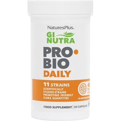 Natures Plus Ultra Pro Probiotic - 11 Strains, 40 Billion CFU, Supports Gut & Mood Natures Plus Ultra Pro Probiotic - 11 Strains, 40 Billion CFU, Supports Gut & Mood