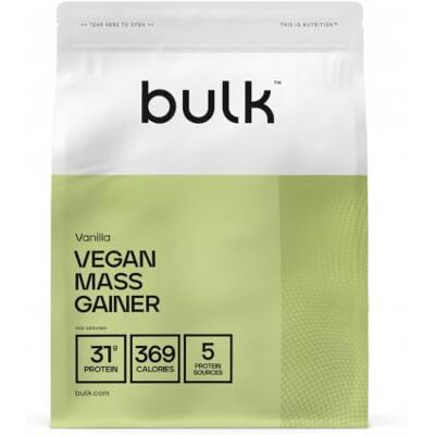 BULK POWDERS Bulk Vegan Mass Gainer, Weight Gainer, 2.5kg BULK POWDERS Bulk Vegan Mass Gainer, Weight Gainer, 2.5kg