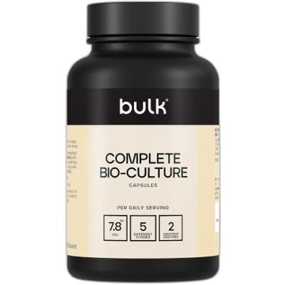 Bulk Complete Bio-Culture, Pack of 180 Probiotic Capsules Bulk Complete Bio-Culture, Pack of 180 Probiotic Capsules